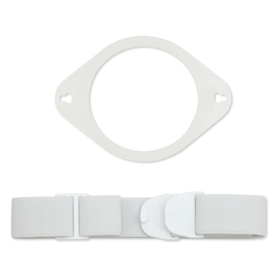 Dansac-ostomiegordelplaat, wit 09075-0000